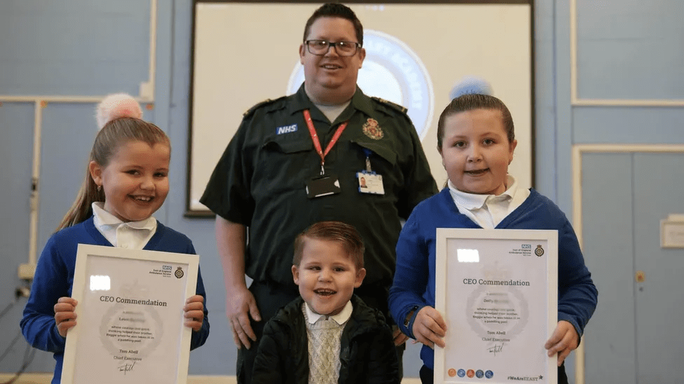 Beck Row Pupils Honoured with Bravery Award