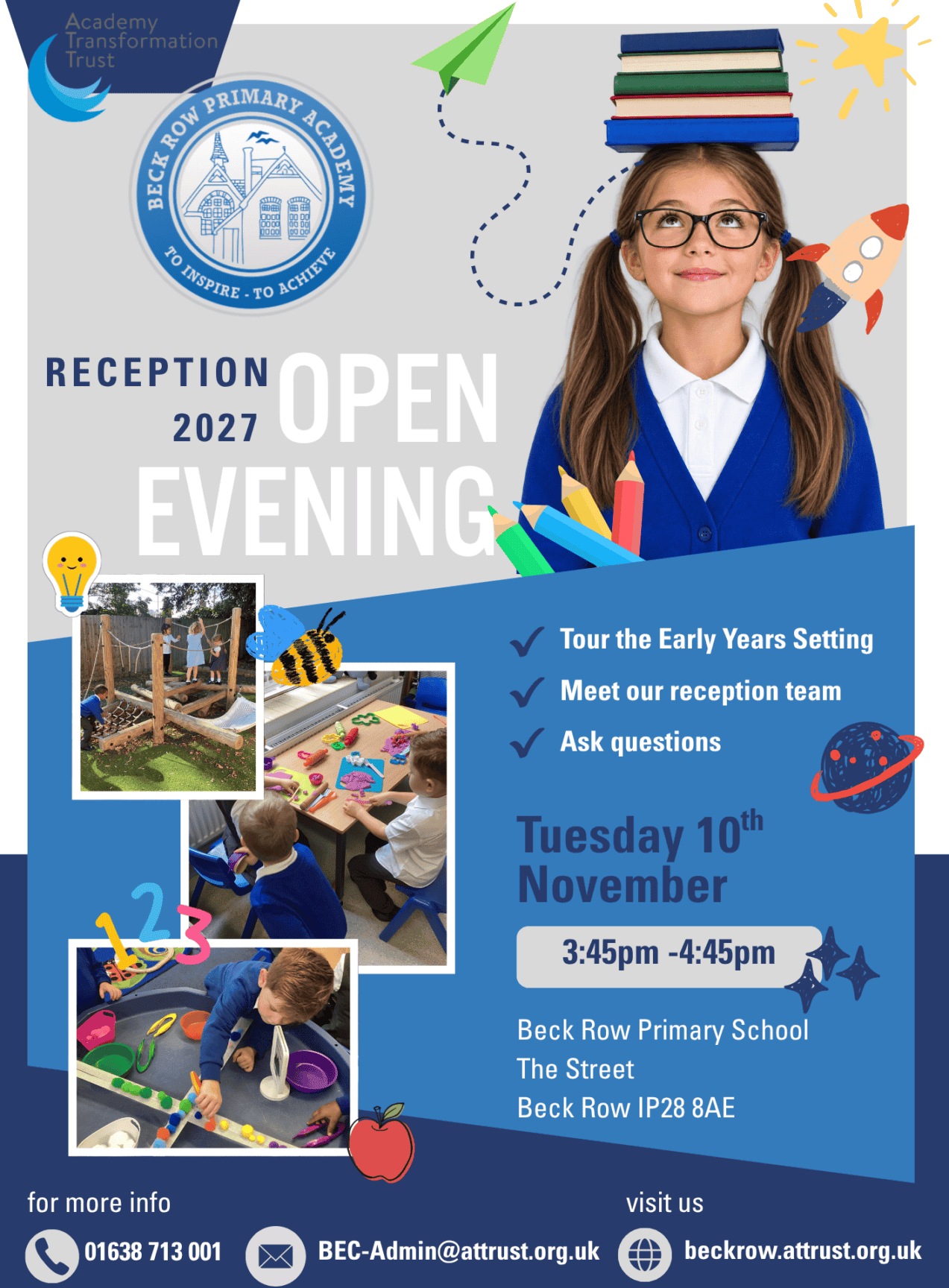 Reception 2027 - Open Evening